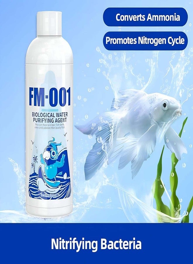 QUICZE Aquarium Water Clarifier | Fish Tank Water Purifier Algae Remover | Suitable for Fresh Water | Cloudy Water Remover for Crystal Clear Aquarium Water (200ml - Image 3